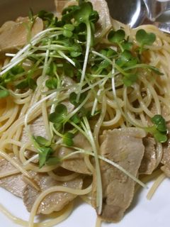 漬けおき豚肉の和風パスタ★-レシピのメイン写真