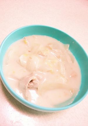 ツナ白菜豚肉シチュー-レシピのメイン写真