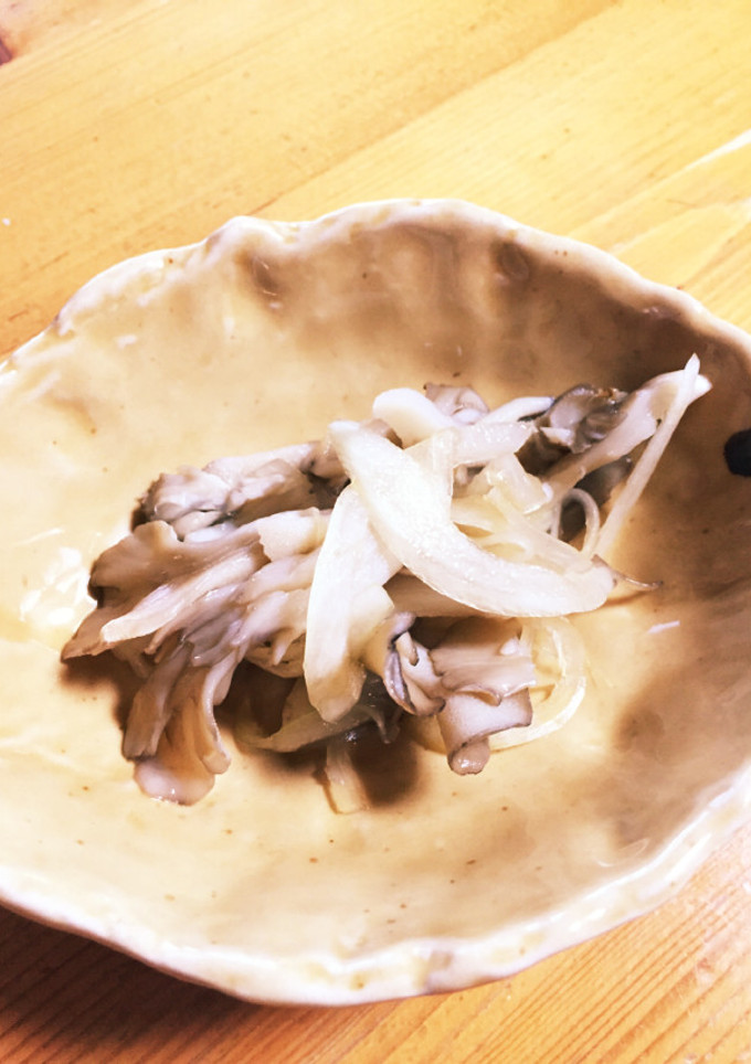 まいたけと玉ねぎの和え物-レシピのメイン写真