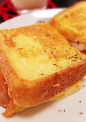 フレンチトーストクロックムッシュ風☆-レシピのメイン写真
