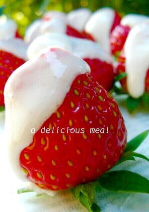 いちごの綿ぼうし-レシピのメイン写真