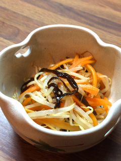 もやしとにんじんのナムルwith塩昆布-レシピのメイン写真