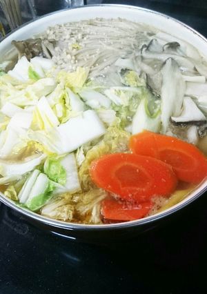 塩ちゃんこ野菜たっぷり鍋-レシピのメイン写真