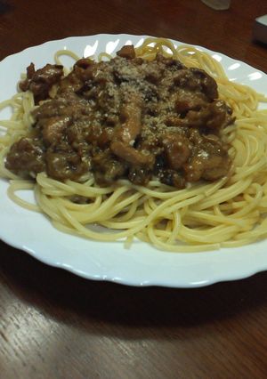 ポルチーニ茸のクリームパスタ-レシピのメイン写真