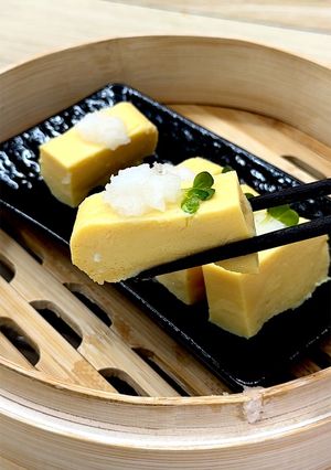 せいろで簡単☆巻かないだし巻き卵-レシピのメイン写真