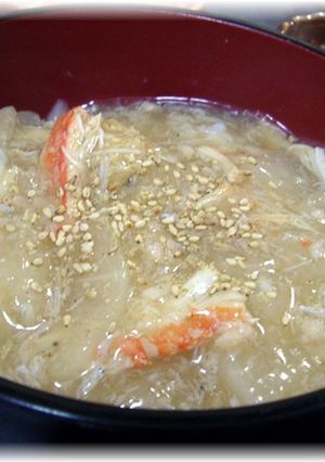 簡単♪カニあんかけ丼-レシピのメイン写真
