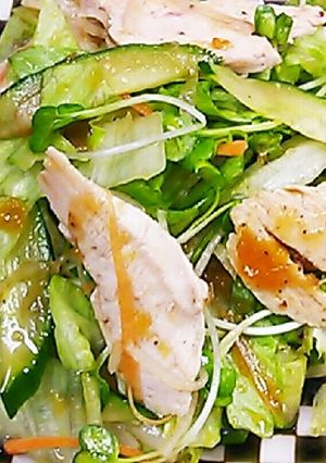 ＊ヘルシー＊◇鶏むね肉のサラダ◇＊-レシピのメイン写真