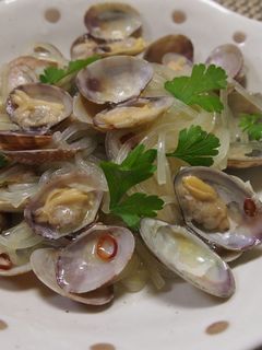 あさりとマロニーでペペロンチーノ風パスタ-レシピのメイン写真