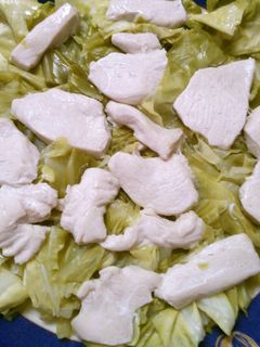 簡単!鶏むね肉と キャベツの レンジ蒸し-レシピのメイン写真