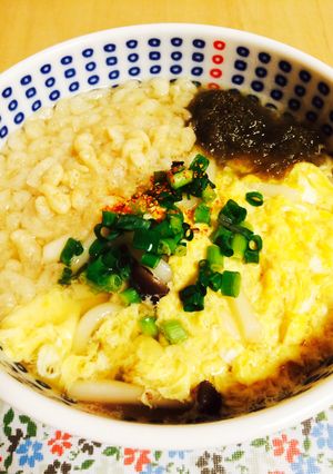 風邪に。朝食に。キノコたっぷりのうどん-レシピのメイン写真