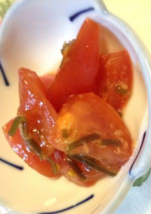 ◎　トマトの塩昆布和え-レシピのメイン写真
