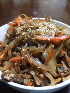根菜の胡麻酢炒め-レシピのメイン写真