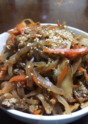 根菜の胡麻酢炒め-レシピのメイン写真