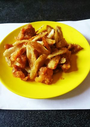 学校給食のチキンチキンごぼう-レシピのメイン写真