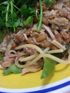 手作りなめたけのパスタ-レシピのメイン写真