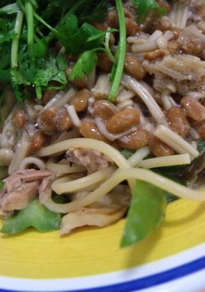 手作りなめたけのパスタ-レシピのメイン写真