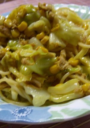 カレーキャベツパスタ-レシピのメイン写真
