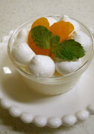 みかんのお酢DEぷるぷるヨーグルトゼリー-レシピのメイン写真