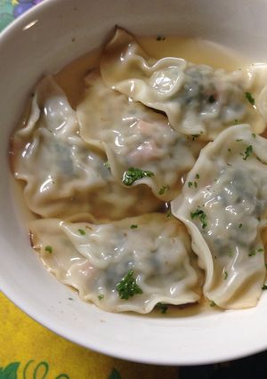 スープで野菜ギョーザ-レシピのメイン写真
