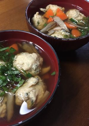 鶏つみれ汁-レシピのメイン写真