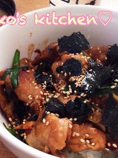 残った焼肉のタレで簡単♡豚丼ランチ-レシピのメイン写真