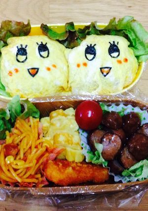ふなっしー弁当(*^_^*)-レシピのメイン写真