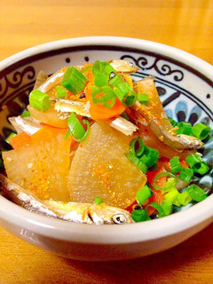 ルクエで簡単大根といりこのキンピラ-レシピのメイン写真