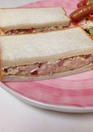 新玉ツナトマトサンド-レシピのメイン写真