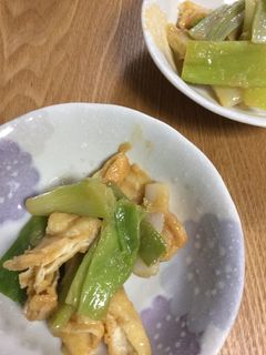 白ネギとあげのの酢味噌和え-レシピのメイン写真