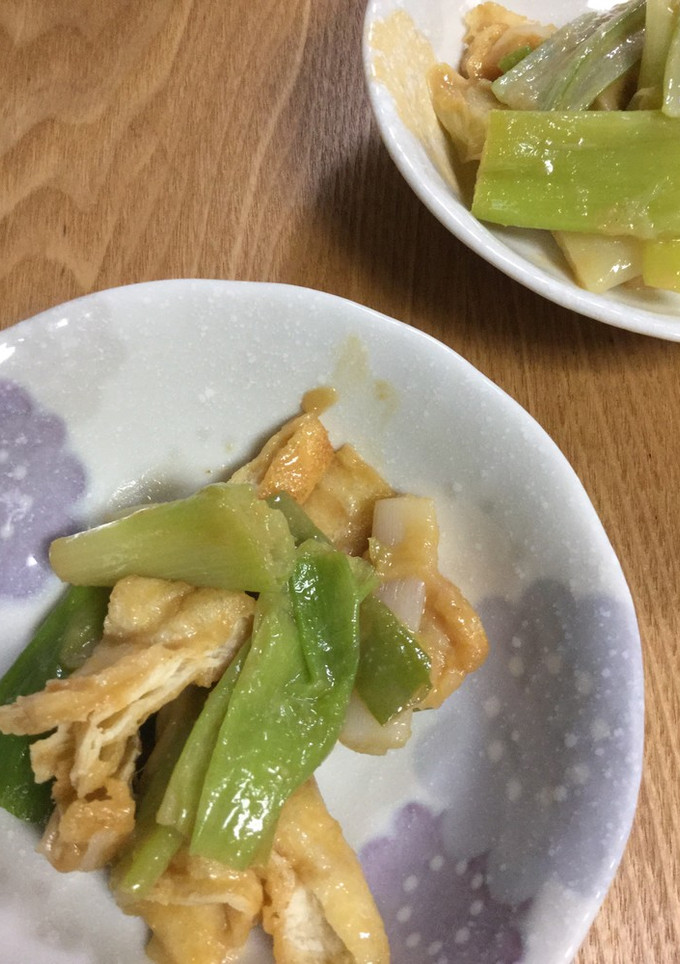 白ネギとあげのの酢味噌和え-レシピのメイン写真