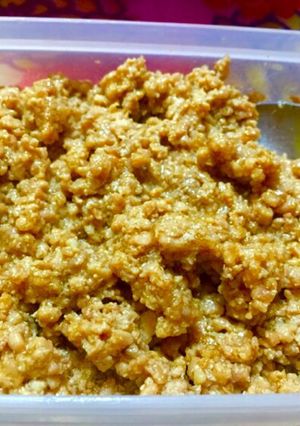 コラーゲンでぷるぷる超しっとり鳥そぼろ丼-レシピのメイン写真