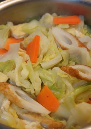 柔らか、春キャベツの煮物-レシピのメイン写真