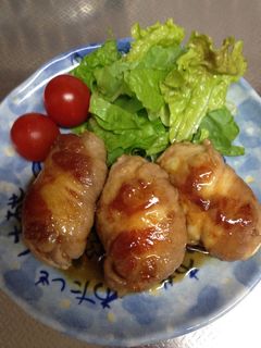 ゆで卵の豚肉巻き*てり照り-レシピのメイン写真
