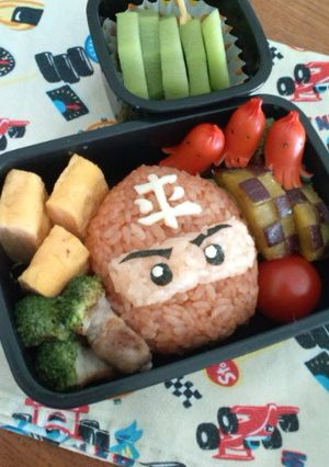 レゴニンジャゴー☆カイ(キャラ弁)-レシピのメイン写真