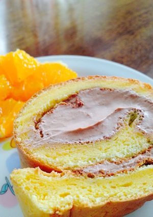 きみとぼくの卵でロールケーキ-レシピのメイン写真