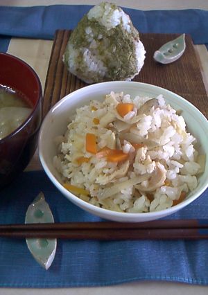 ささみとごぼうの混ぜご飯-レシピのメイン写真
