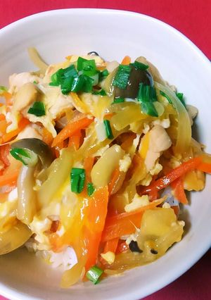 親子丼 (しめじ入り)☆-レシピのメイン写真
