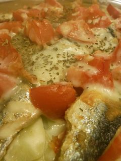 イワシ&ポテト♪トマトチーズ焼き-レシピのメイン写真