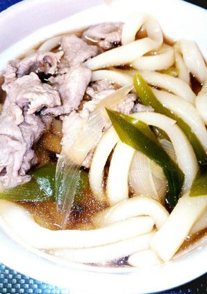 簡単手抜き☆肉うどん☆１人ランチにも-レシピのメイン写真
