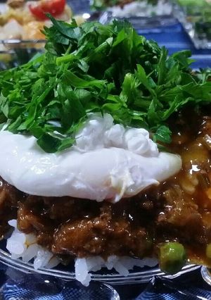 イタリアンパセリたっぷりのドライカレー-レシピのメイン写真