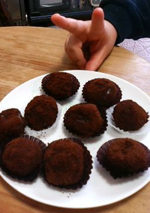 子供と一緒に☆チョコ餅-レシピのメイン写真