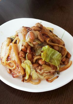 簡単納豆焼きそば-レシピのメイン写真