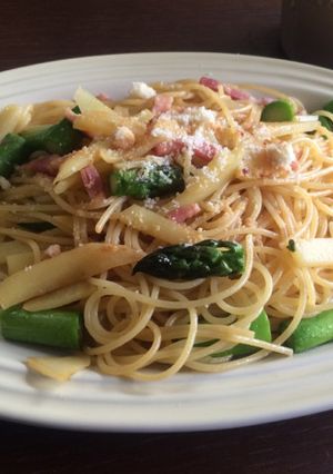 じゃがいも＊アスパラ＊ベーコンのパスタ-レシピのメイン写真