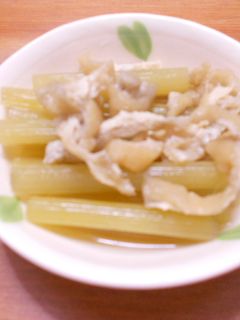油揚げとふきの煮物-レシピのメイン写真