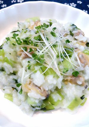 ♪アサリとチンゲン菜のヘルシーリゾット♪-レシピのメイン写真