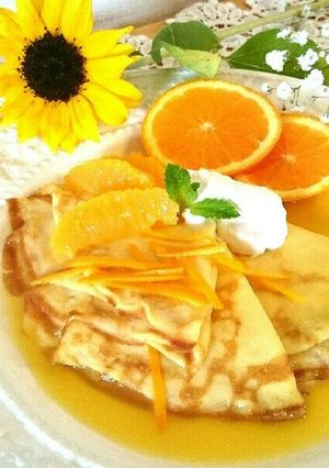 クレープシュゼット 子供と♪-レシピのメイン写真