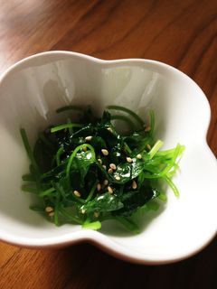 残り物の三つ葉でナムル♪-レシピのメイン写真