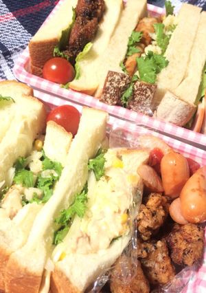 サンドイッチ弁当〜覚書〜-レシピのメイン写真
