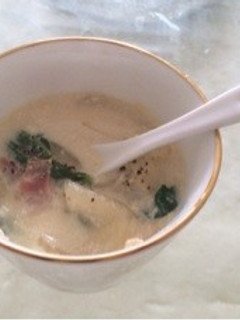 甘みを味わう新玉ねぎの豆乳スープ-レシピのメイン写真