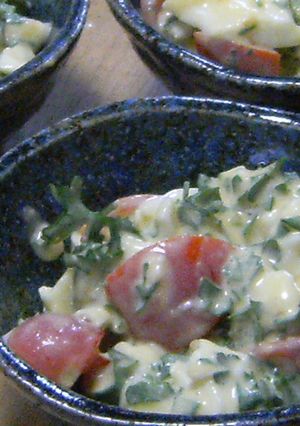 パセリとトマトのたまごサラダ-レシピのメイン写真